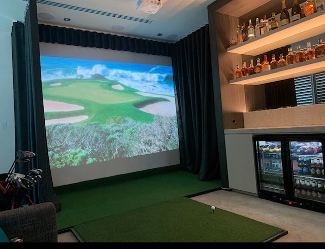 Commercial Grade Golf Simulator Impact Screen