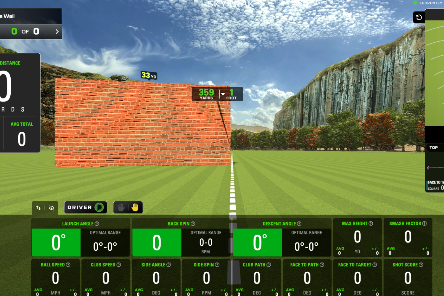 Master the Push Draw with SKYTRAK's "The Wall" Improvement Range
